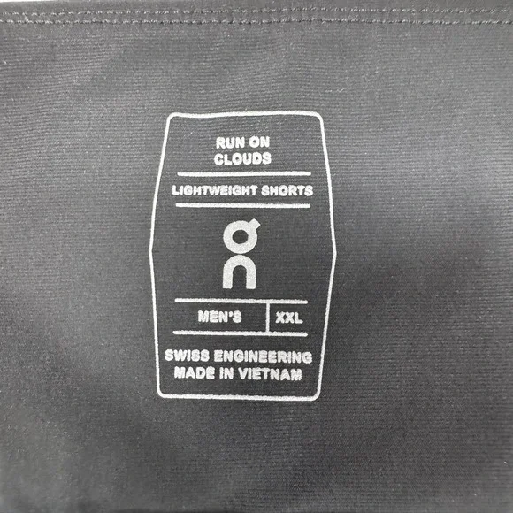 ON CLOUD Short Mens 2XL XXL Lined Running Active Lightweight Gray Athletic 8 In - Picture 3 of 13